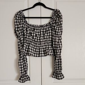 H&M Gingham Top